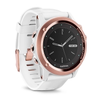 Fenix 3 Sapphire Rose Gold with White Band